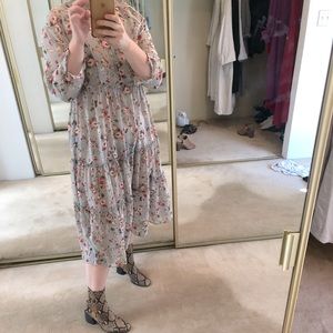 floral long dress